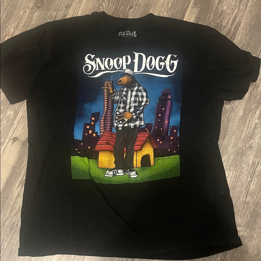 Snoop Dogg Black Kids Short Sleeve Tee